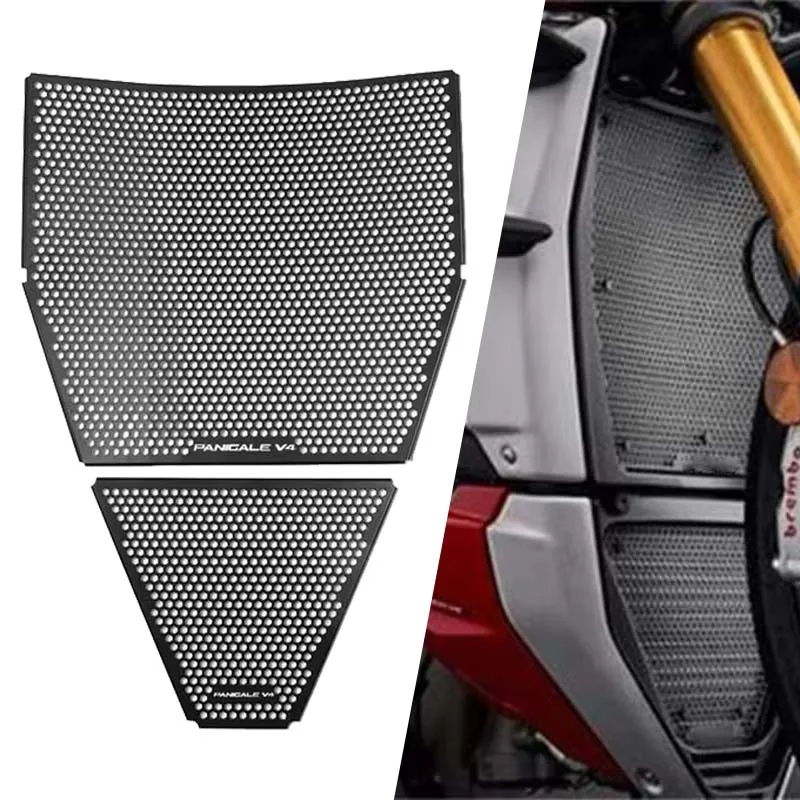 

Motorcycle Radiator Grille Cover Guard Aluminum Protection Protetor Fit For Panigale V4 V4S 2018-2023 Streetfighter V4