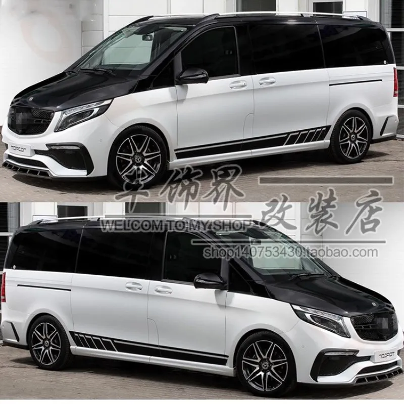 

New custom car stickers Vinyl sports car decals on both sides of the body modified FOR Mercedes-Benz V-Class V260L