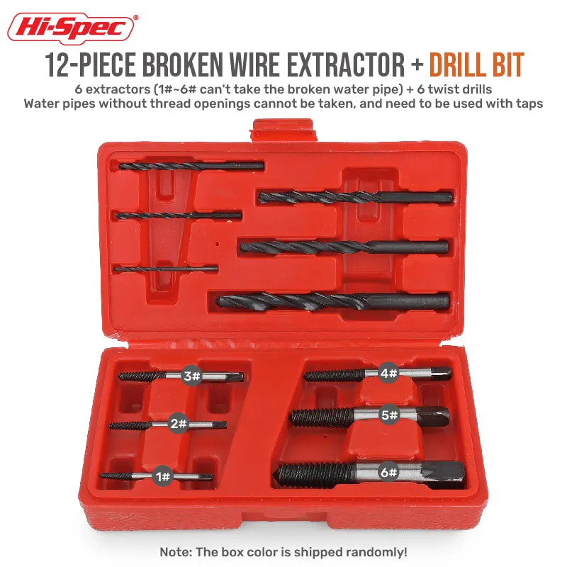 

Impact Bolt &Nut Remover Set Nut Extractor Socket, Screw Extractor Kit,Bolt Remover Tool Set 12PCS Drill Bit Nut & Bolt