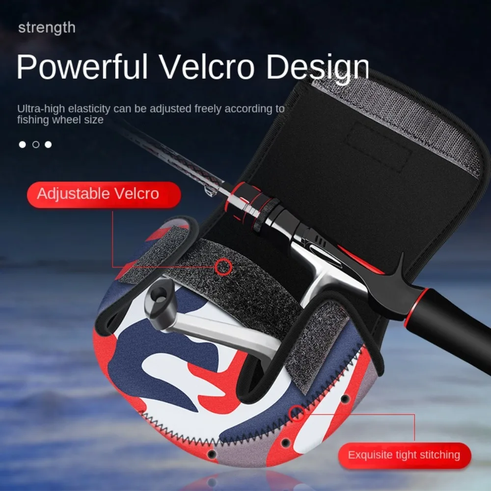 

Protector Cap Fishing Rod Protective Sleeve Elasticity Thicken Fishing Rod Straps Holders Ventilate Fastener Fishing Rod Tie Men