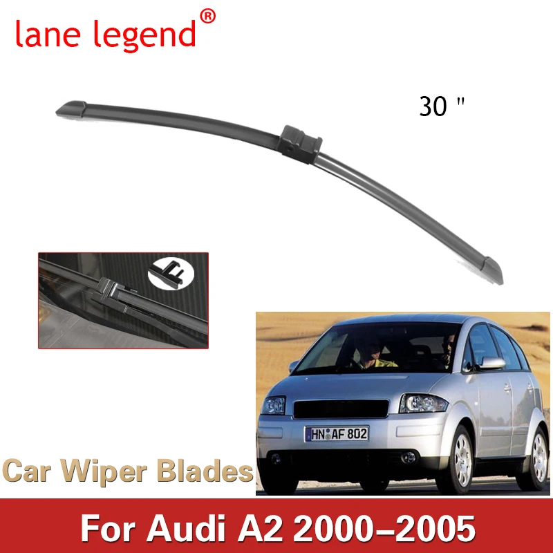 

Car Wiper Blade For Audi A2 30" Single 2000-2005 Auto Windscreen Windshield Wipers Blades Window Wash Fit Side Pin Arms