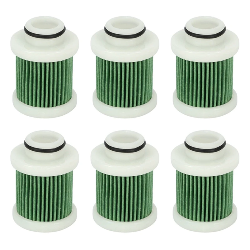 6Pcs 6D8-WS24A-00 Fuel Filter For Yamaha F40A F50 T50 F60 T60 F70 F90-Gasoline Engine Marine Outboard Filter 40-115Hp