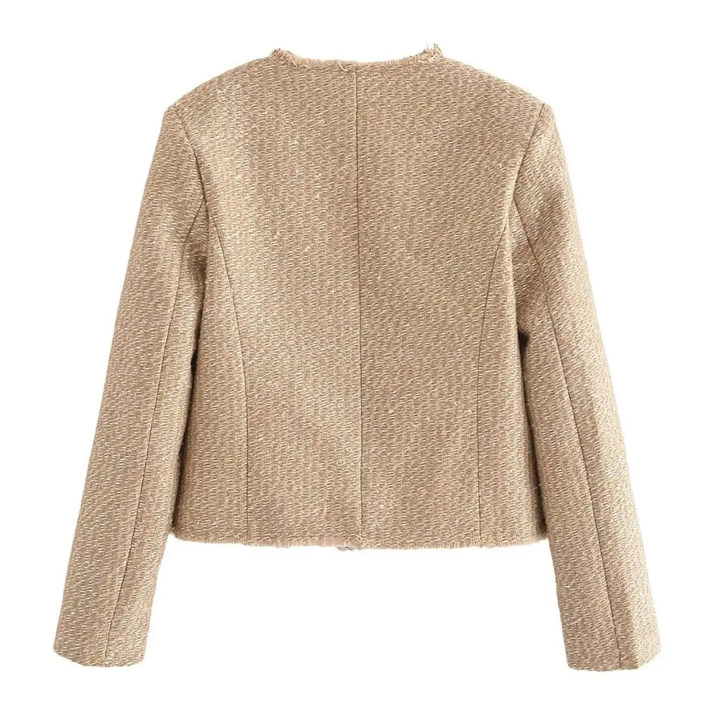 

Woolen Jacket for Women Loose Fit Fashion Export European American Style