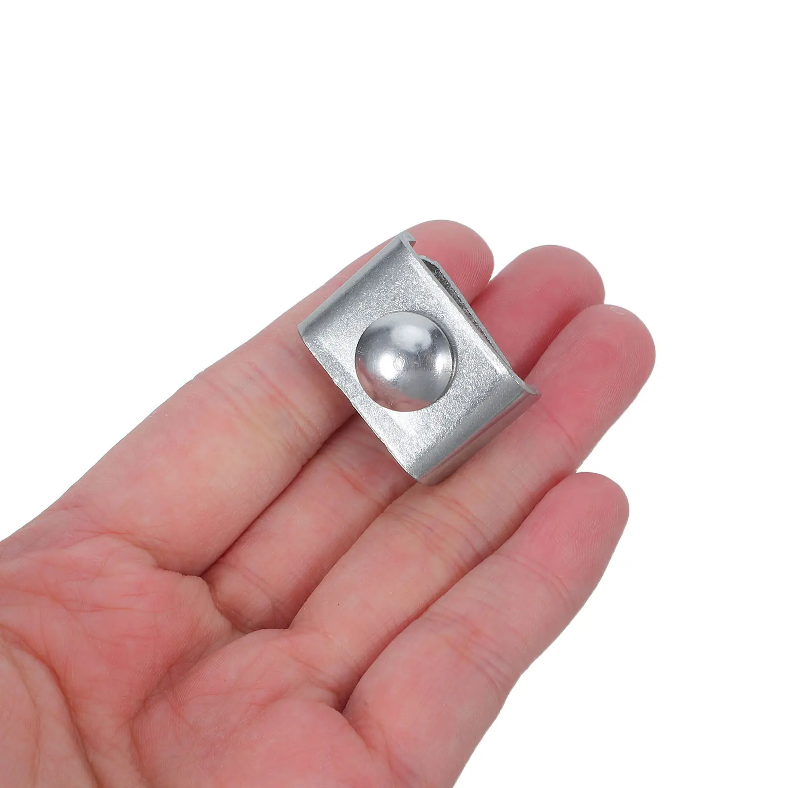 20Pcs Stainless Steel Mesh Panel Fixing Clamps Heavy Duty Grid Wall Connector Clips for Wire Basket Tray Joiner Cable Management