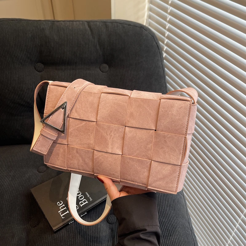 حقيبة كروس جلدية فاخرة للسيدات حقيبة كتف مصممة للسيدات محفظة حمل عصرية فاخرة #4