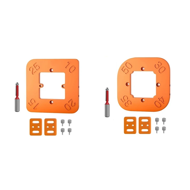 A81M New Woodworking Router Corner Radius Templates Jig Routing Curved Corners Milling Circular Radian Hardness Tool