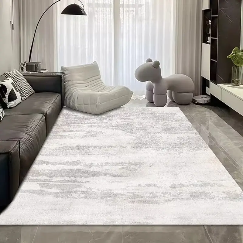 

Nordic Light Luxury Carpet Living Room Geometric Abstract Rug Non-slip Easy To Clean Entrance Rugs Modern Home Bedroom Floor Mat