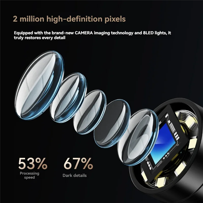 

ABVA-360° Articulating Borescope Plumbing Inspection Borescope Automotive Cylinder Turning Borescope
