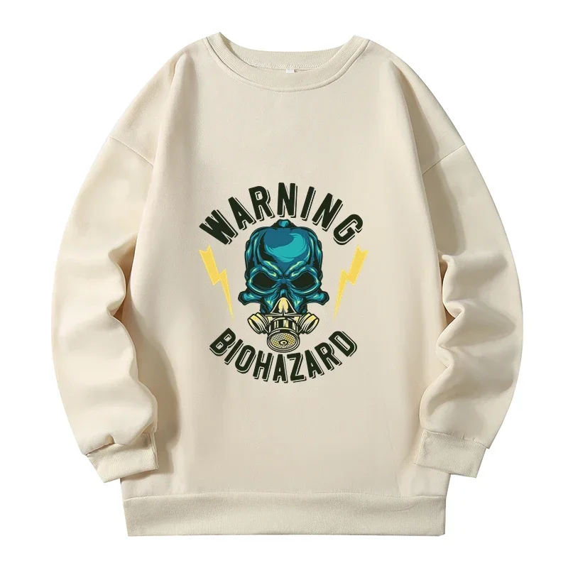 Vintage Street Trendy Skull Graphic Plus Size Sweatshirts Voor Dames Pullovers In Amerikaanse En Europese Stijl Herfst Lente Nieuwe Tops