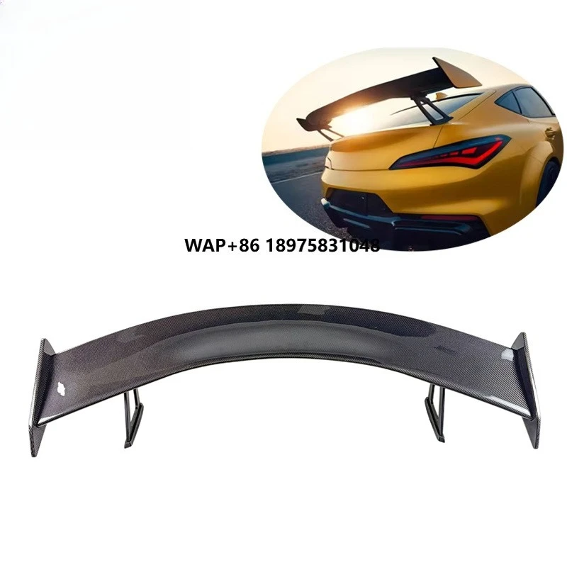 HRC Style Lightweight Carbon Fiber Spoiler Rear Track Wing for S Car Spoiler 2024-2025