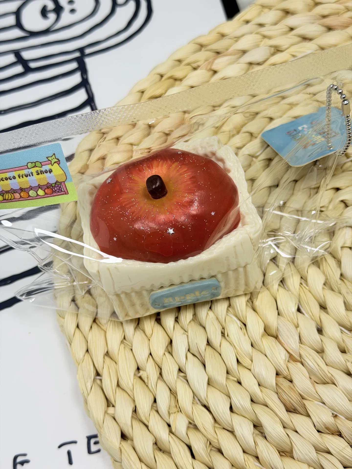 Silicoco Dessert Series Apples Cardboard Box Stress Relief Soft Silicone Toy Slow Rebound Soft Squishy Squeeze #Nulala100065
