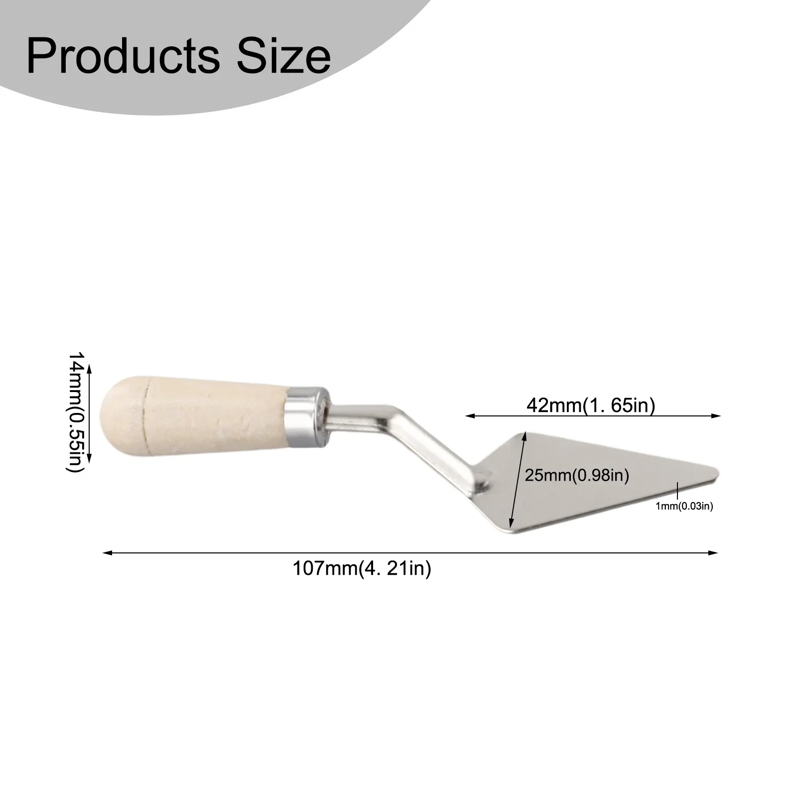 2 Pcs Palette Cutter raschietti in acciaio inox Palette Cutter raschietto Cutter Palette Oil Mix Painter Paint Tool