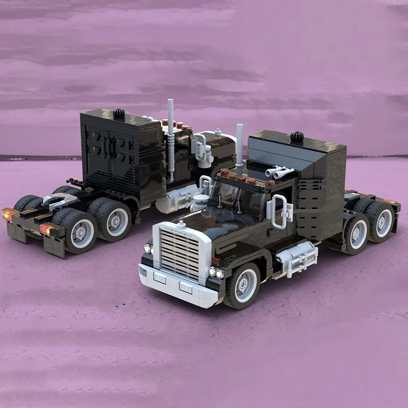 

946pcs MOC MOCturnal Knight Rider FLAG Mobile Model Building blocks Construction DIY creative Christmas gifts idea toys Kids