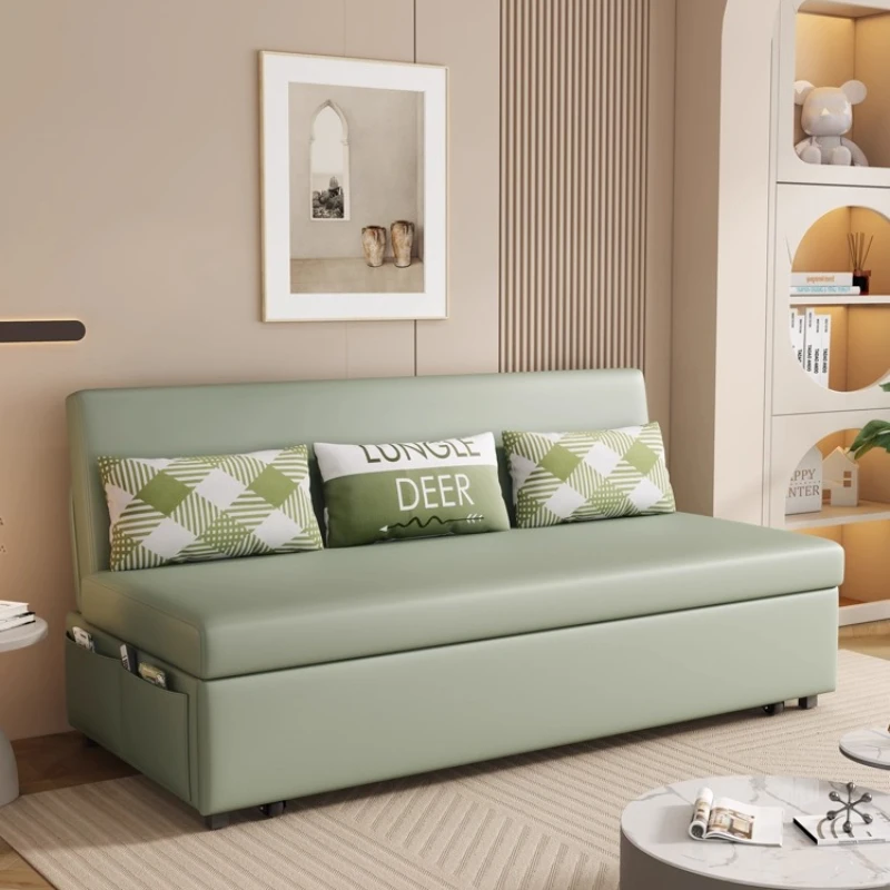 

Sofa bed dual-purpose double folding 1.5 meters telescopic living room multi-functional small combed bed folding sofa bed