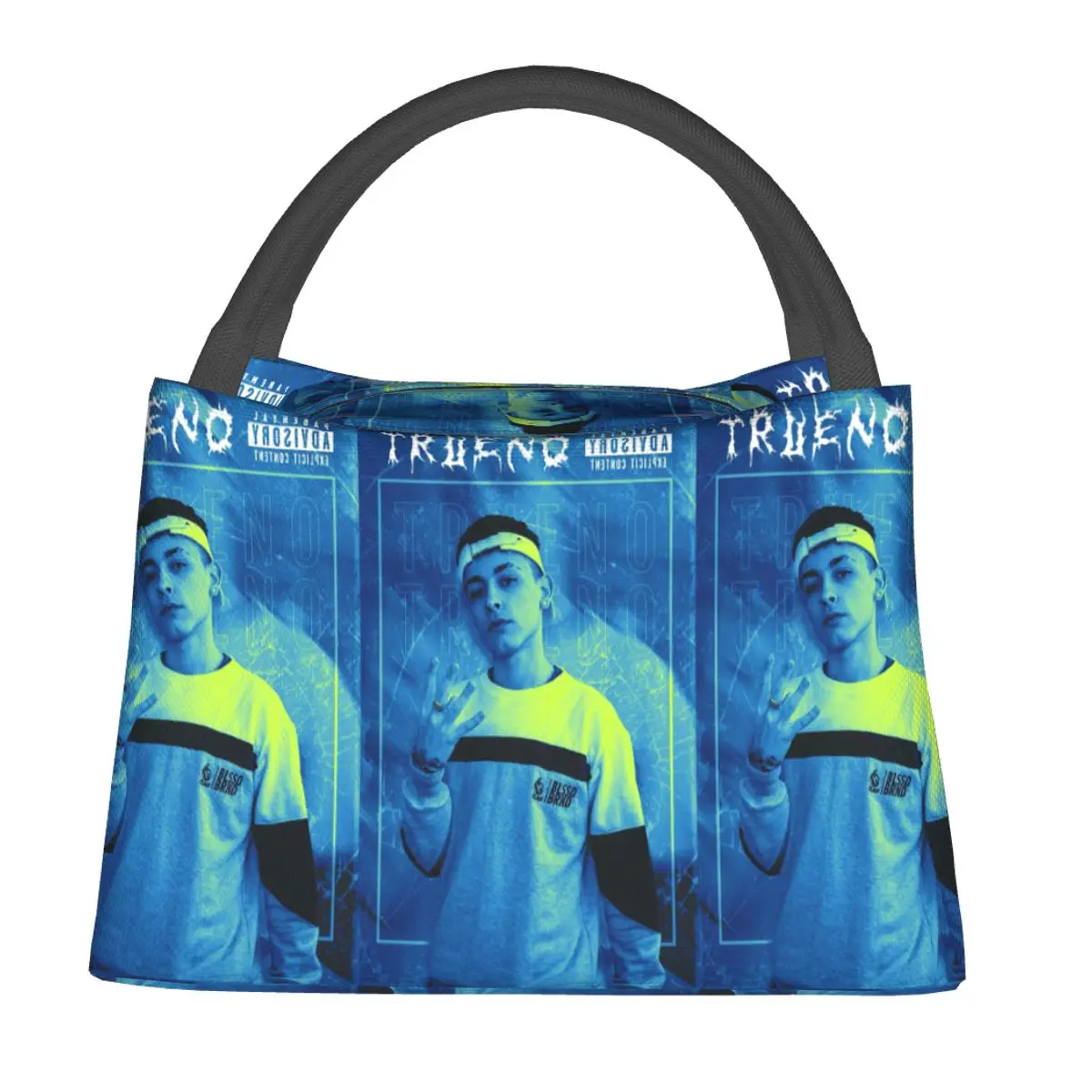 Funny Trueno Hip Hop Rapper Insulated Lunch Bag for Women Children Portable Food Boxes Thermal Lunch Box Tote