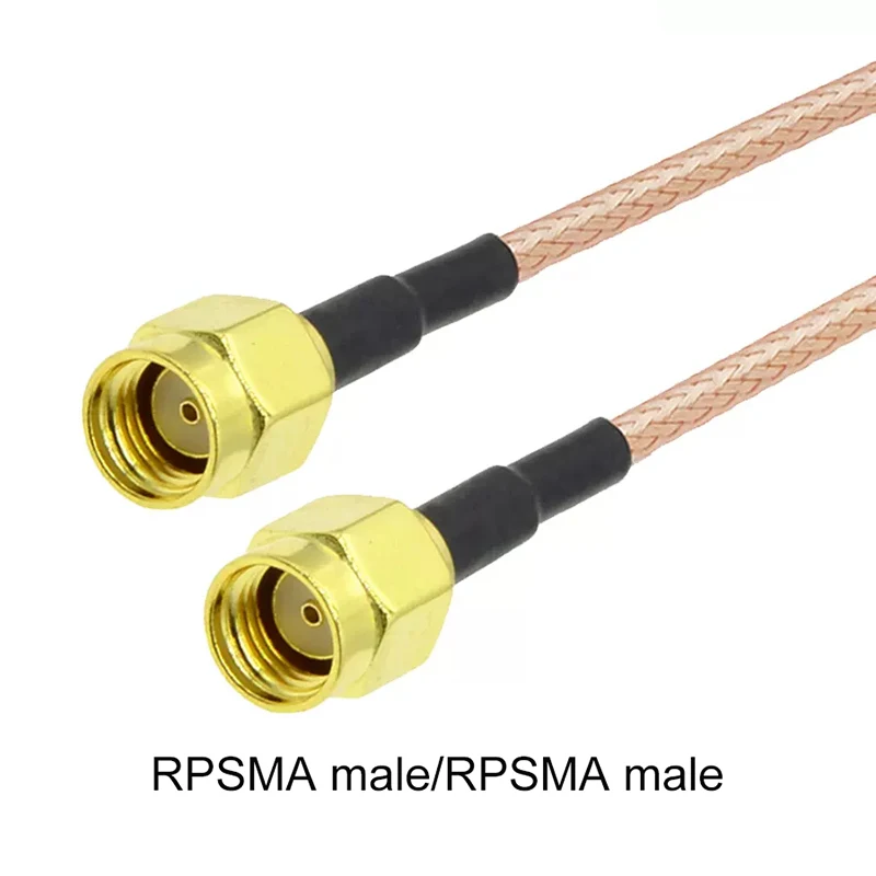 2Pcs RG316 10cm SMA To SMA Male Cable RPSMA Female Plug RF Jack Jumper Pigtail Extension Adapter Cord Antenna