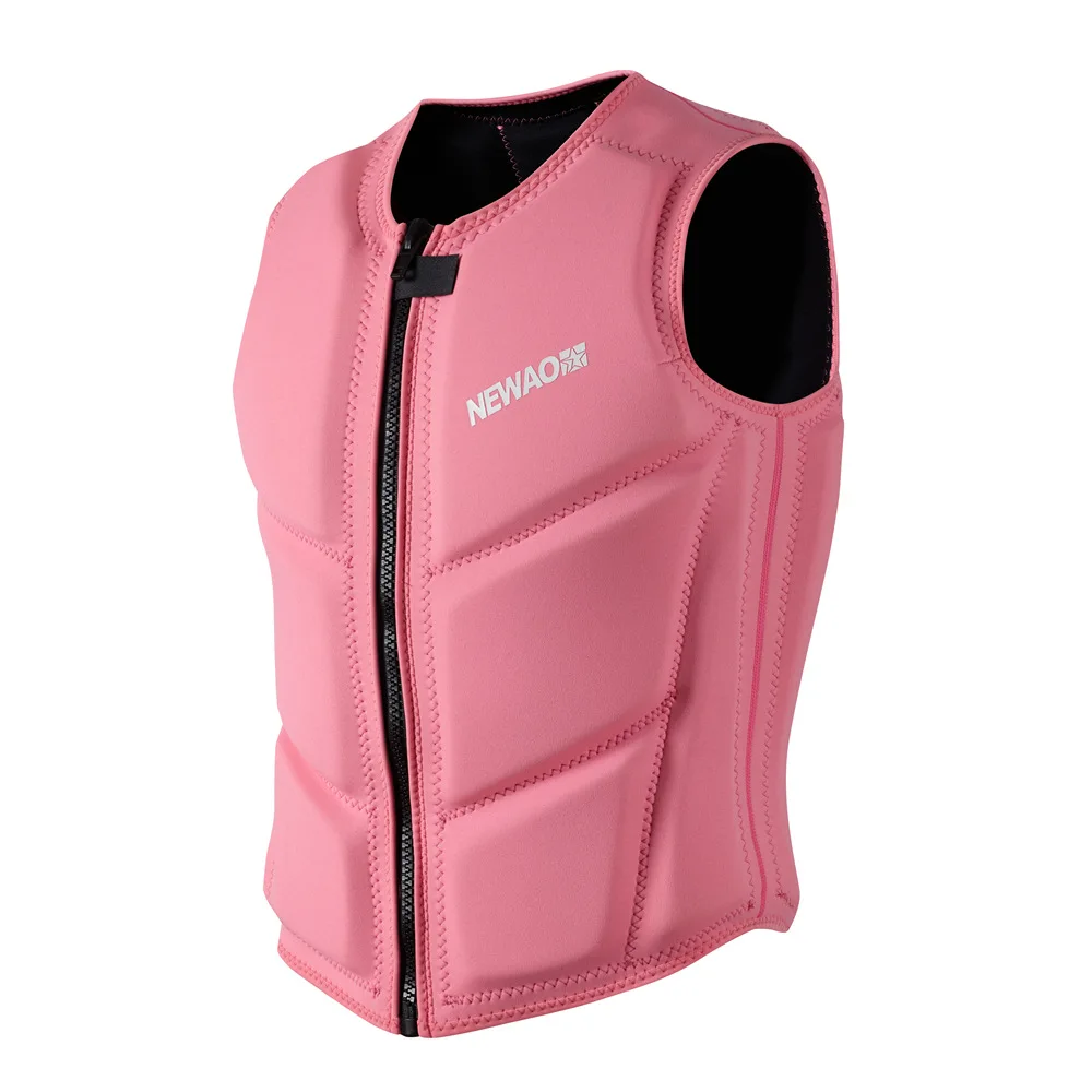 Wake Surfing Impact Vest CE Approved Neoprene Life Jacket Wakesurf Comp Vest surf But Great for All Other Watersports Activities