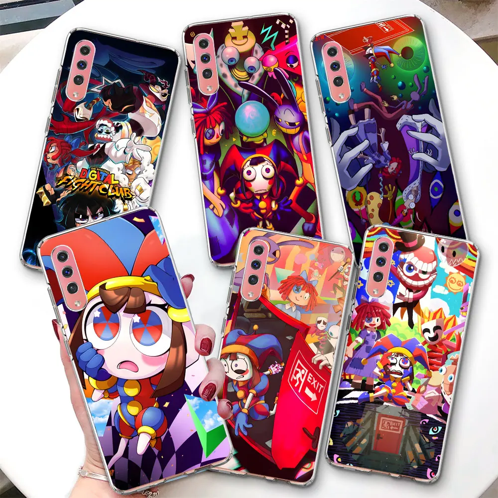 Pomni Amazing Digital Circus Case for Samsung Galaxy A70 A70s A20e A30s A8 A40 A50 A50s A20 A30 A7 Soft Transparent Phone Cover