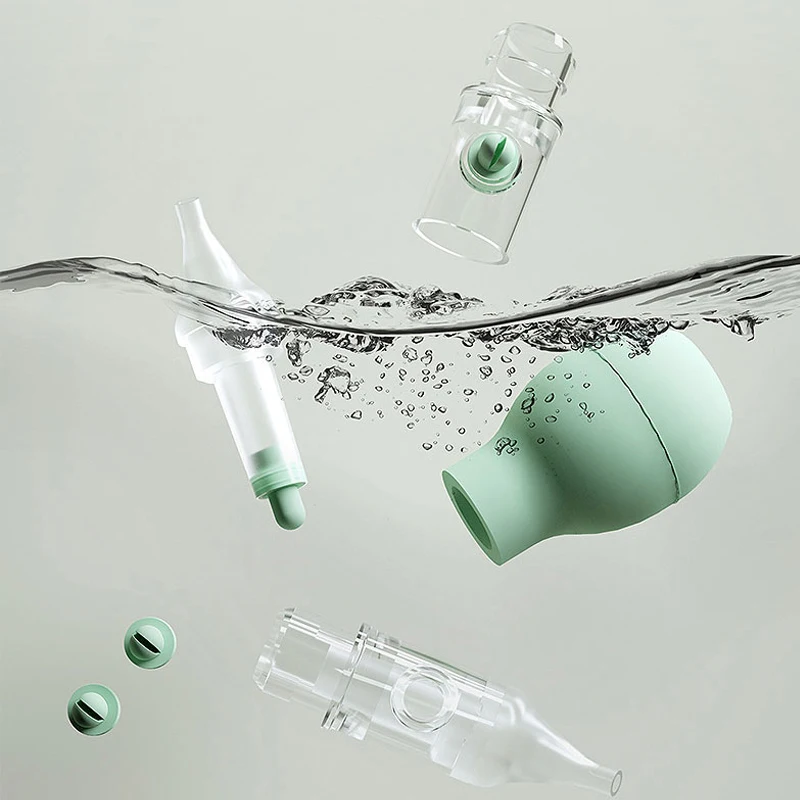 

Soft Nasal Aspirator for Baby Anti-back Flow Nose Sucker New Born Vacuum Nose Cleaner Silicone Baby Safety Care Diagnostic-tool