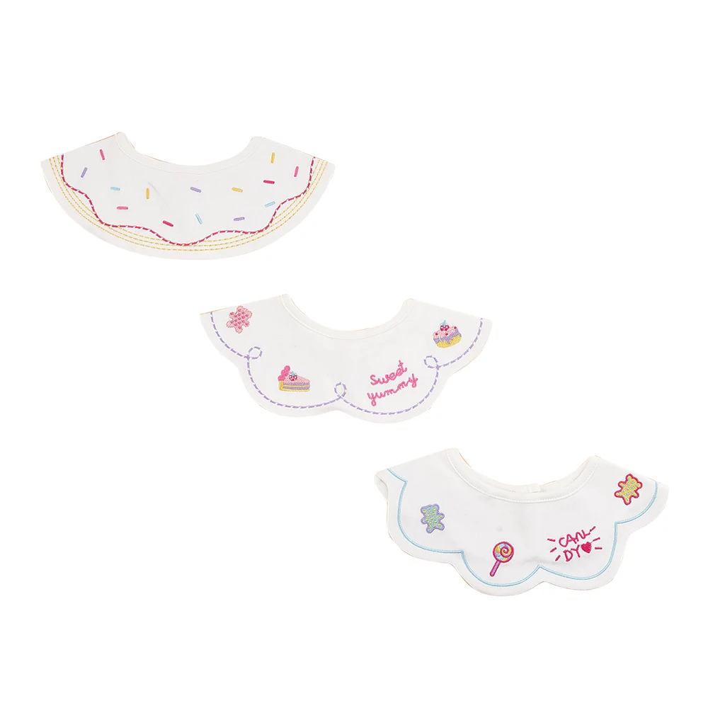 

HappyFlute 0-2-Years Old Baby Ins Fashion Style Cotton Cloth Saliva Towel 360° Rotatable Soft Bandana Drool Bibs