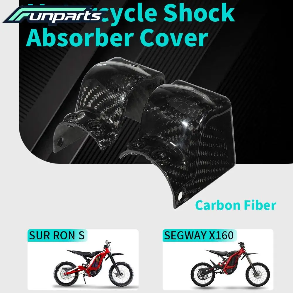 

Funparts Shock Absorber Cover Fork Bottom Guard Carbon Fiber Motorcycles Accessories For Surron Lightbee S X Segway X160 X260