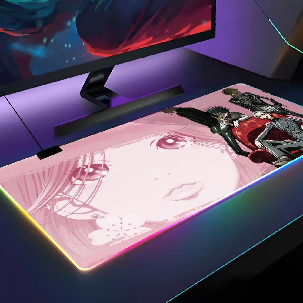 

Коврик для мыши A-Anime N-Na Osaki с RGB подсветкой, коврик для мыши для ноутбука, коврик для мыши для ноутбука, геймера, компьютерный стол, игровые аксессуары