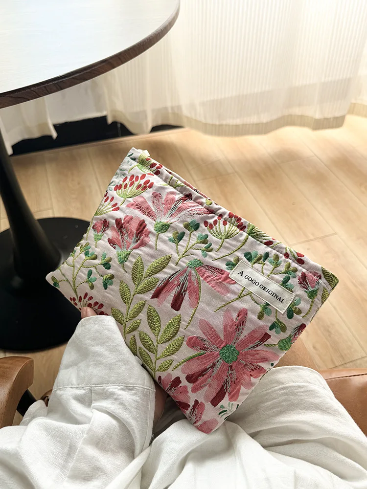 Ins-style Fresh Cosmetic Bag, Cross-border Foreign Trade, Portable Skincare Storage Bag, Travel Wash Bag, Underwear Bag, Clutch