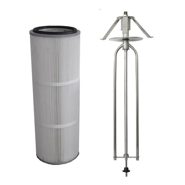 

Powder coating booth dust collector polyester cartridge filter for rotary wing type