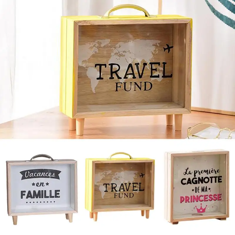 Travel Collection Box Shadowbox Display Case Wooden Picture Frame Sturdy Rustic Memory Display Case For Travel Stubs Concert