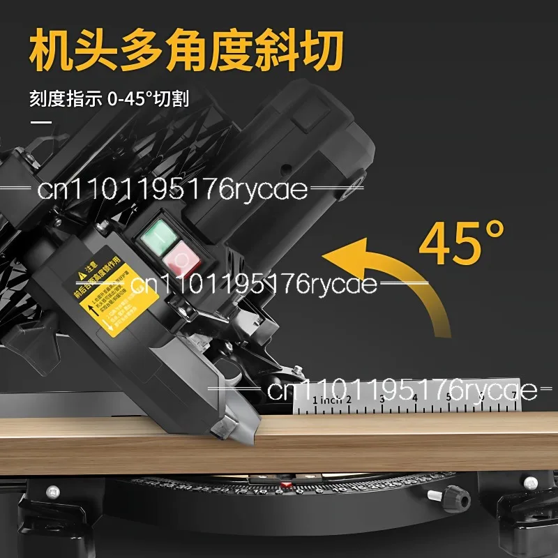 Aluminum Profile Cutting Machine Woodworking Sawing Multifunctional Compound Saw High Precision Table Saw