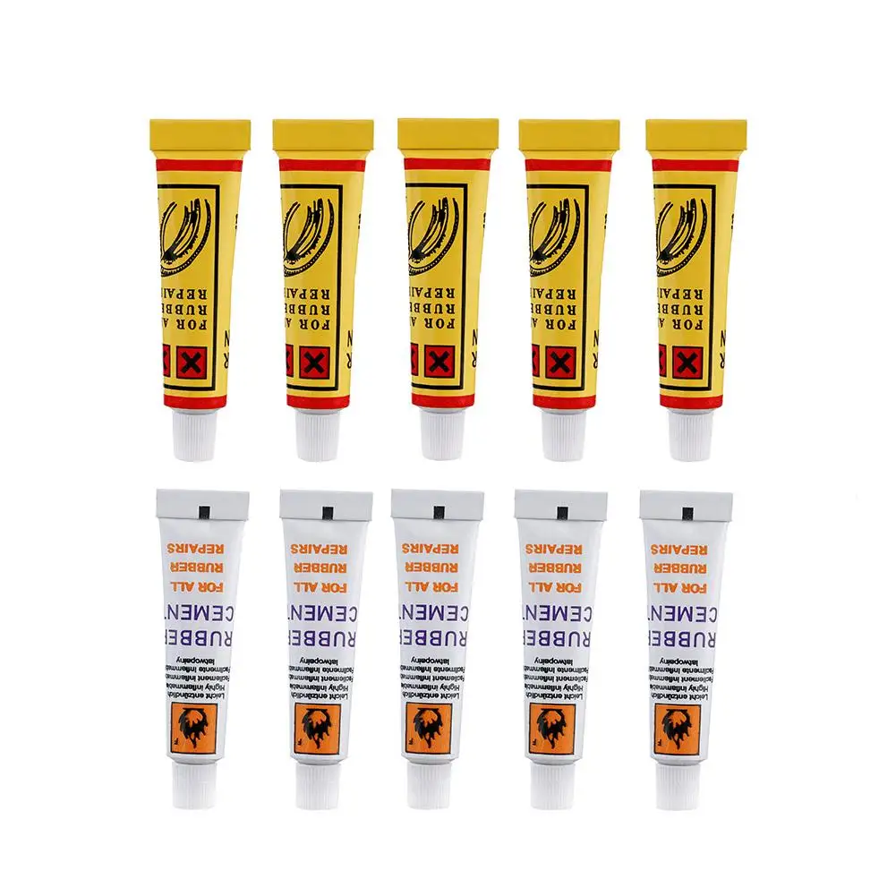 Portable Bike Tire Repair Kit - Includes Cold Patch Glue-Free Sealant and Tools for Quick Inner Tube Patching and Tyre Repair