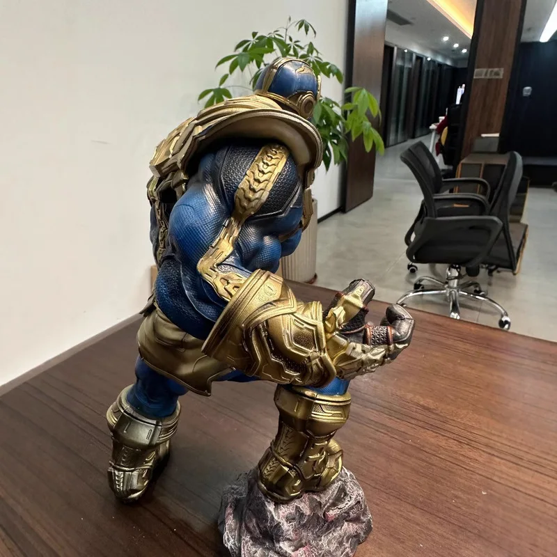 【Nieuw】Originele Marvel Animation Series is ongeveer 36 cm hoog. Thanos The Avengers Sigk handgemaakte standbeeld ornamenten model geschenken