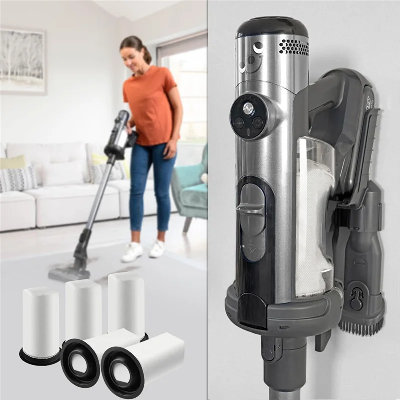 A84G-For Henry Quick Stick NQ100 Hen 100,Microfiber 5 Layer Filtration Vacuum Cleaner Replacement Parts- 5Pcs Pods Hoover Bags