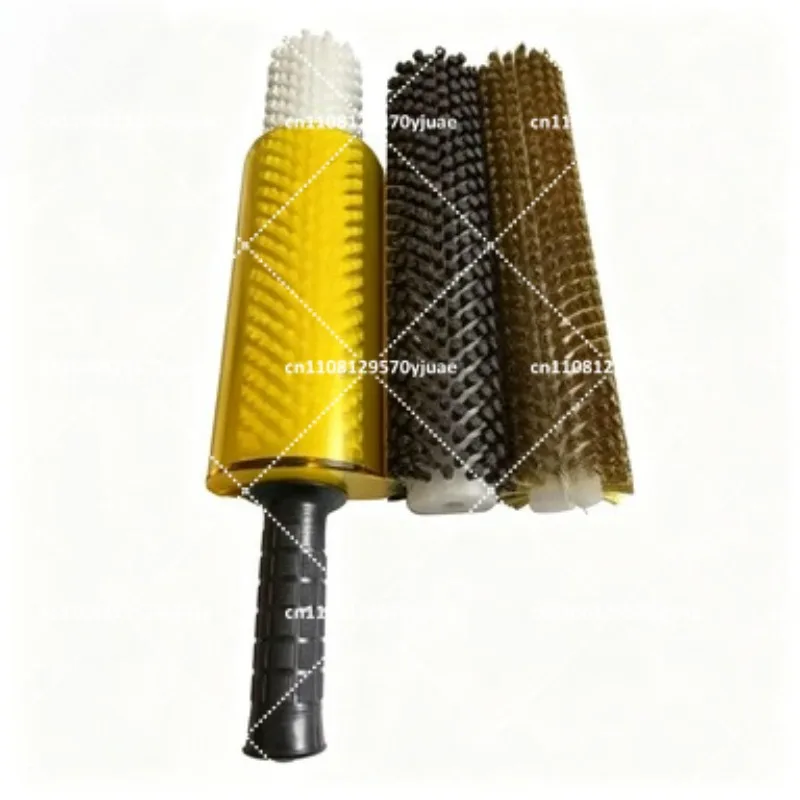 30cm Nylon Horse Hair Copper Wire Snowboard Waxing Roller Ski Roto Brush