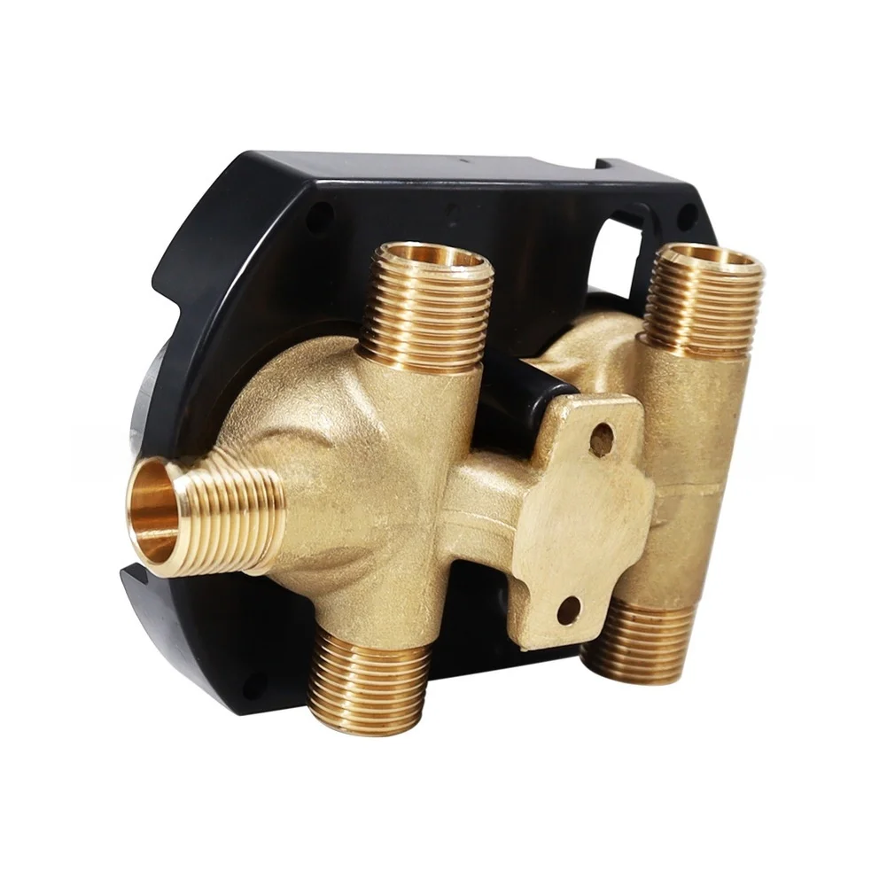 

R22000 3-ходовой переключающий клапан для душа с 6-позиционным регулируемым управлением для эффективного многовыпускного потока воды в душевых системах