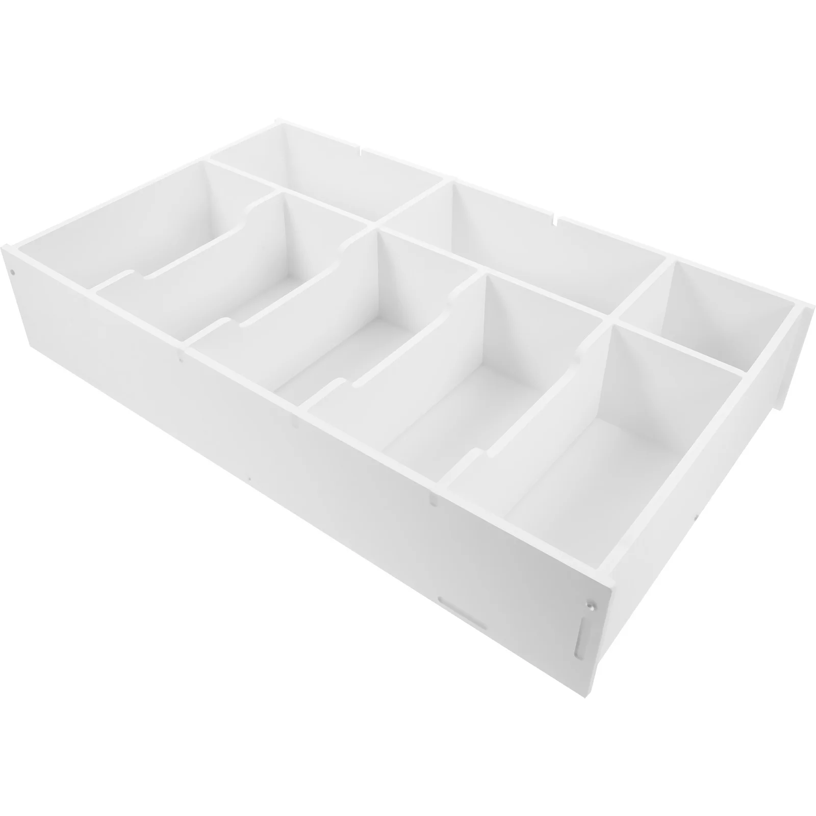 

Cash Drawer Tray Coin Organizer PVC Organizer Box for Bills Currency Storage Cash Tray for Desk Small Business