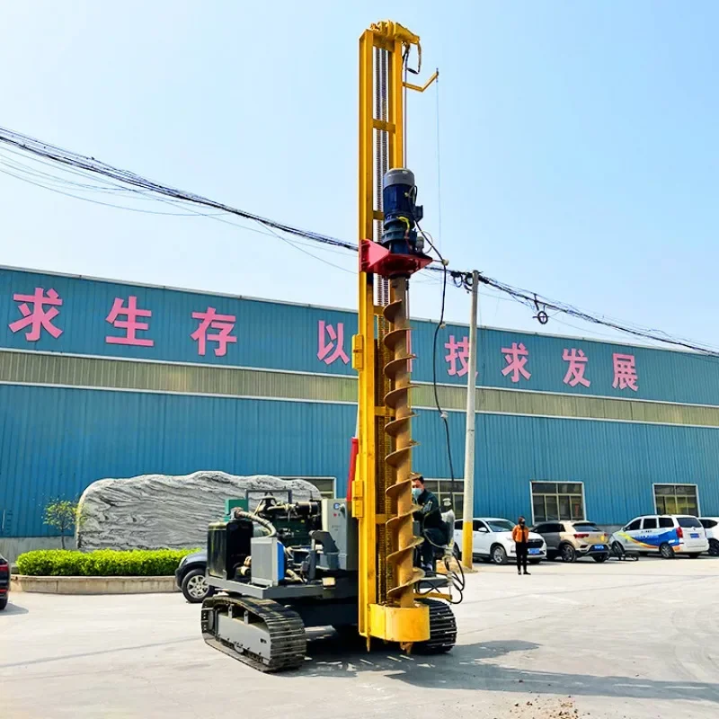YG Foundation Construction Hydraulic Hammer Helical Pile Driver Photovoltaic Mini Bore Drilling Rigs Machine