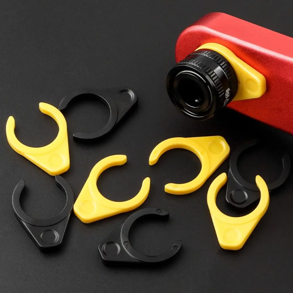 2pcs Fixed Lock Ring Bicycle Pedal Lock Ring Avoid Detachment Quick Release Bike Avoid Automatic Unlocking Black/Yellow Plastics
