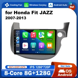 Android OS LHD RHD 10 '' for Honda Fit JAZZ 2007 2008 2009 - 2013 Car Video Multimedia Player GPS Navi HD Screen Carplay WiFi BT