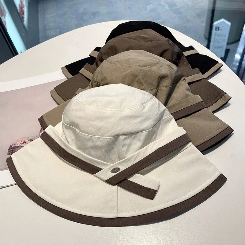 Lightweight, Quick-drying Sun Hat; New-style Fisherman's Hat; UV Protection; Face-covering Sun Hat for Women