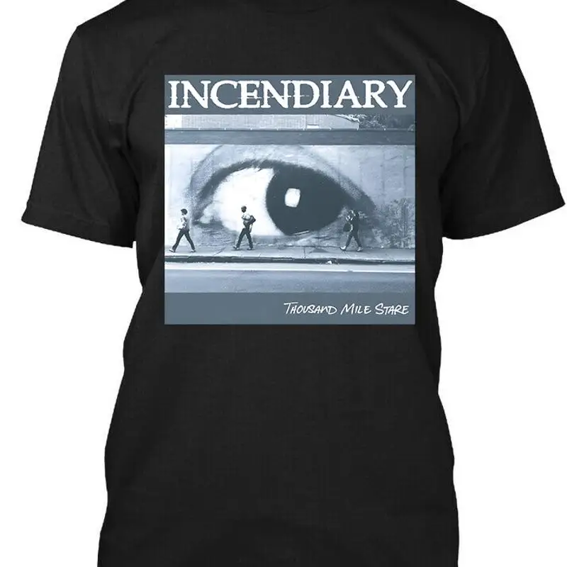 

Новая популярная футболка с американской музыкой Incendiary Thousand Mile Stare, размер S 4XL