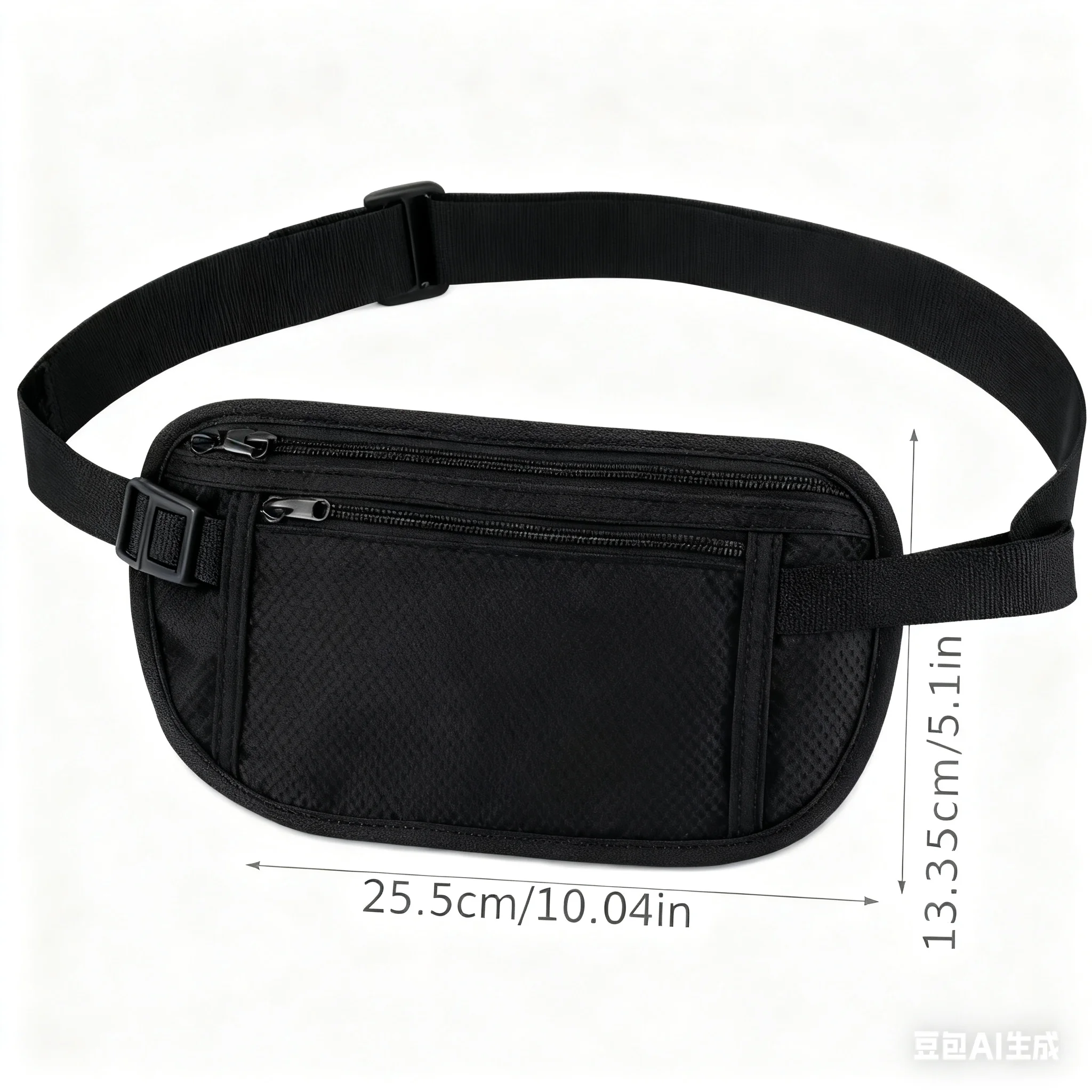 Ultra-Thin Running Waist Pack, Anti-Theft Sports Belt with Hidden Pocket for Phone & Passport image 6