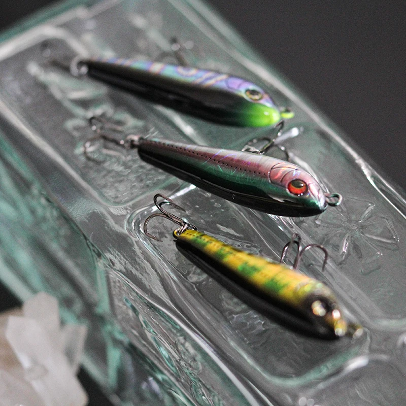 1Pcs Schwimm Mini Bleistift 45mm 2g Topwater Angeln Locken Wobbler Künstliche Kunststoff Harten Köder Für Barsch Hecht forelle Bass Tackle – Detail 19