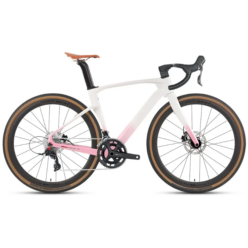 

GRAVEL-V3 Carbon Fiber Off-Road Bike 24-Speed Oil Disc Brake 700C Gravel Melon Car Road Bike