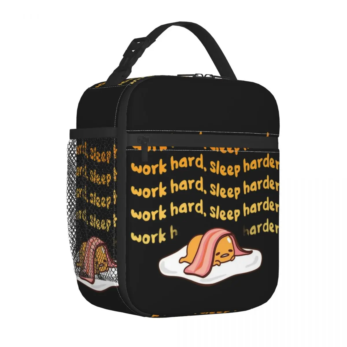 

Lazy Egg Work Hard Sleep Harder Insulated Lunch Bag Large Lunch Container Cooler Bag Lunch Box Tote School Outdoor Girl Boy