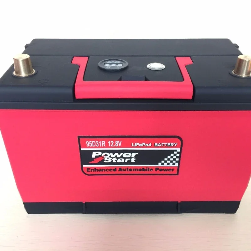 Automotive 12.8V 40AH 100Ah CCA550 starup lithium LiFepo4 battery with emergency start self-help function car battery