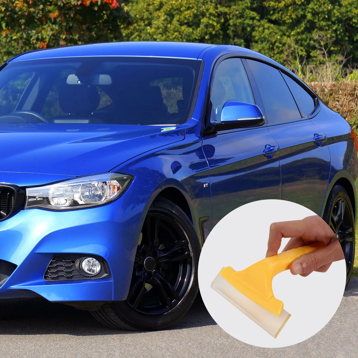 2Pcs Portable Multipurpose Glass Wipers Waterproof Car Film Tools for Decal Application Air Bubble Removal Defrosting