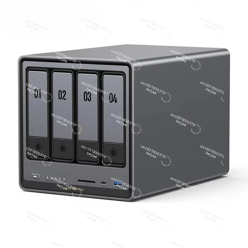 DXP4800 Plus 4 Bay Desktop NAS Pentium Gold 8505 5 Core CPU 4K 60Hz Network Attached Storage (Diskless)