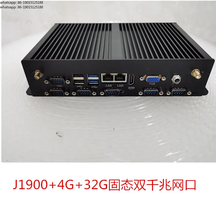 Factory direct 2026 Mini industrial control host J1900 dual Gigabit network port USB3.0 interface HDMI8 USB5 COM