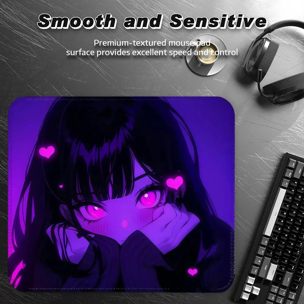 

Premium Gaming Mousepad 45X40cm Locking Edge Desk Mat Anime Mouse Pad Small Desk Pad Desktop Computer Keyboard Wireless Mouse Bo